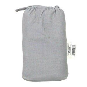 Made by Design King Pillowcase Set Solid Light Gray Easy Care NEW w/o Tags